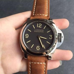 N factory replica Panerai pam390 manual mechanical watch 316 stainless steel sapphire mirror .