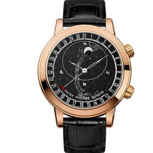 Patek Philippe Starry Sky Upgrade Ultimate v2 Edition Super Complication Chronograph Series 6104R-001 Pearl Tuo Sun Moon Stars