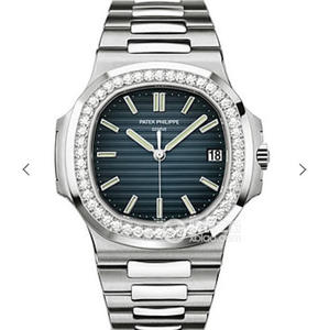 PF Patek Philippe Nautilus 5711 is the king of steel watches shockingly produced the V2 version of the mechanical watch replica watch.