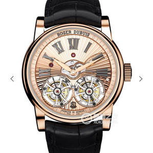 [JB factory true double tourbillon] Roger Dubuis HOMMAGE (tribute series) RDDBHO0563 double tourbillon top watch was born, equipped with