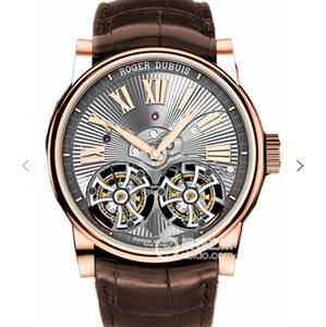[JB Factory True Double Tourbillon] Roger Dubuis HOMMAGE (tribute series) RDDBHO0563 pairs The top tourbillon watch was born, equipped with .