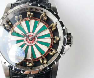 top replica Roger Dubuis RDDBEX0398 men's mechanical watch top one to one replica (platinum model) .