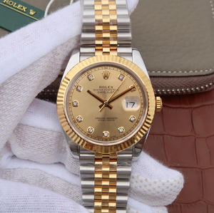 Evergreen factory replica Rolex Datejust series 126333 men's mechanical watch 18k gold