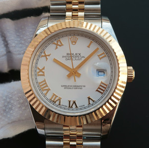 Rolex Datejust II series 126333 gold-covered version, pure 18k gold-covered, gold-covered thickness 15 microns, strap gold weight 1.85 grams, ring gold weight