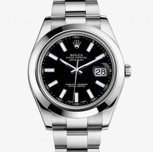 Rolex Datejust Series 116300 Men's Watch (Black Plate)
