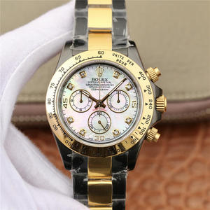 Rolex Daytona-116598RBOW series continues the classic masterpiece since 1963. 18k gold men's watch