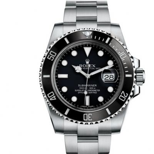 NAIL Rolex 116610LN-9720 Blackwater Ghost Men's Watch Stainless Steel Strap Automatic Mechanical Movement Close Bottom
