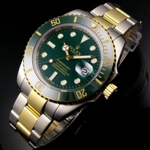 Swiss Rolex Men's Watch Green Water Ghost Stalker Men's Bag 18K Gold Automatic Mechanical Watch ETA2836 Movement