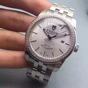 Boutique-Tudor Tudor? Jun Jue series men's mechanical watch white face diamond