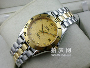 Swiss Tudor Prince Series Bag 18K Gold Gold Face Steel Band Automatic Mechanical Men's Watch TUDOR