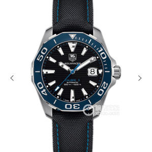 V6 TAG Heuer 43mm new product blue ceramic bezel 316L stainless steel nylon leather strap 2824 automatic mechanical movement