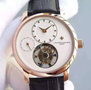 Vacheron Constantin's top real tourbillon series, 24-hour display on the left, mechanical men's watch