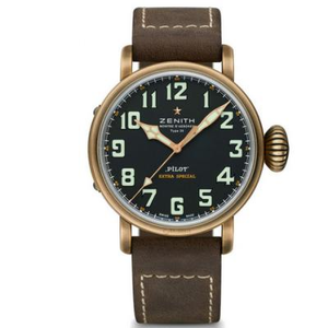 XF factory re-enacts Zenith 29.2430.679/21.C753 pilot Dafei bronze men's watch