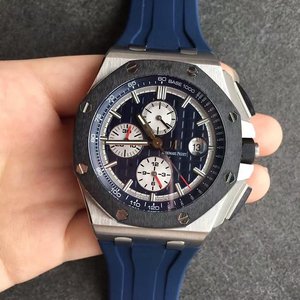 Audemars Piguet Royal Oak Offshore 348 Blue Face Automatic Mechanical Chronograph Watch Boutique