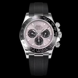 N factory 4130 brand new customized version of Rolex 904L stainless steel gray Panda Di Tongna exclusive Cal.4130 automatic movement.