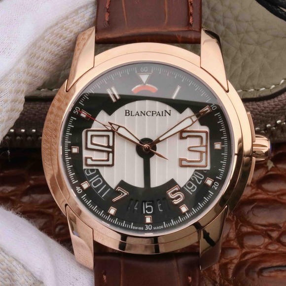 Blancpain Pioneer Series 8805-3630-53B Men's Mechanical Watch Top Replica Craft - Click Image to Close