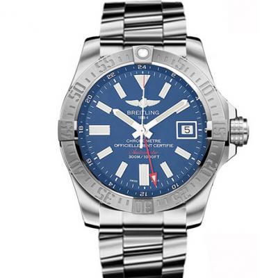 Breitling Avenger Series A3239011/C872/170A Four-Hand GMT World Time Steel Band Men's Mechanical Watch. - Click Image to Close