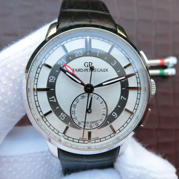 Girard-Perregaux Girard-Perregaux 1966 Series 49544-52-131-BBB0 Men's Mechanical Watch White - Click Image to Close