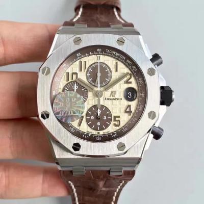 [Highest Quality JF] Chocolate Audemars Piguet Royal Oak Offshore Series 26470ST.OO.A801CR.01 Chronograph - Click Image to Close