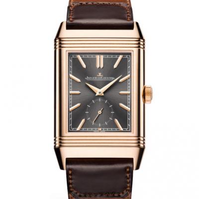 2020 First Release MG Factory Watch Jaeger LeCoultre 396245 Flip Series Watch Double-sided Dual Time Zone Men's Rose Gold Watch - Click Image to Close