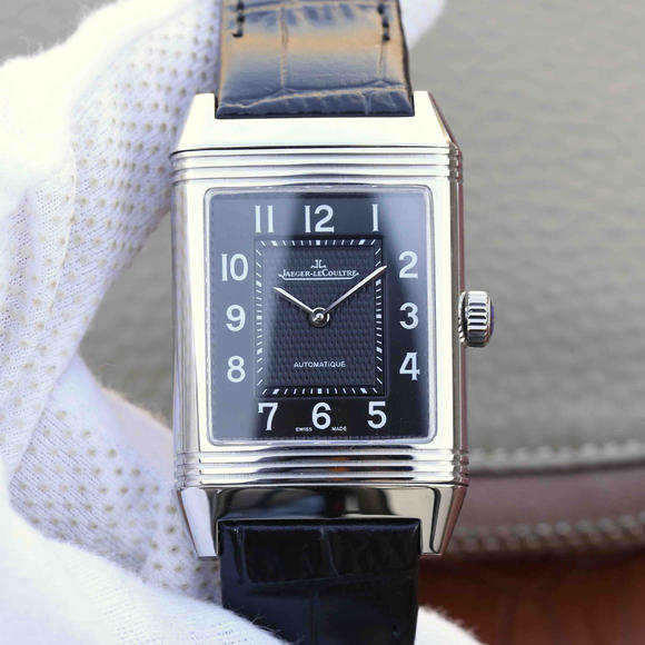 High imitation Jaeger LeCoultre Reverso watch two-hand mechanical watch, the back can be reversed - Click Image to Close