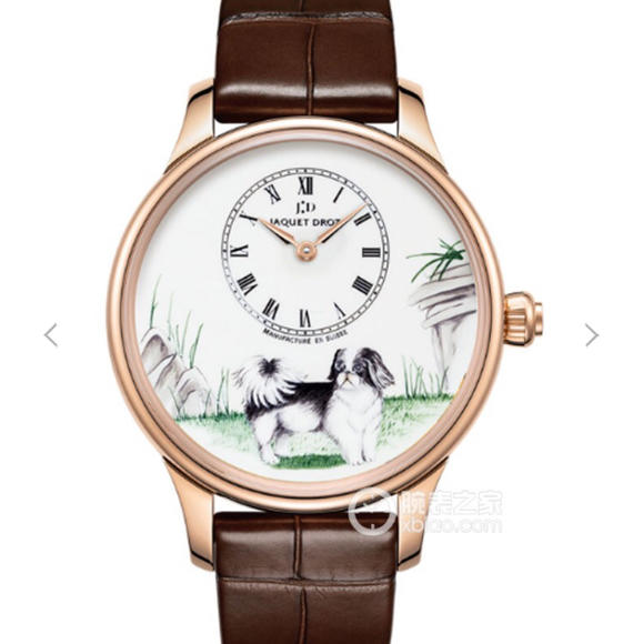 TW Jaquet Droz Art Workshop Series j005013219 Men's Mechanical Watch Rose Gold Year of the Dog Special Edition Limited Edition - Click Image to Close