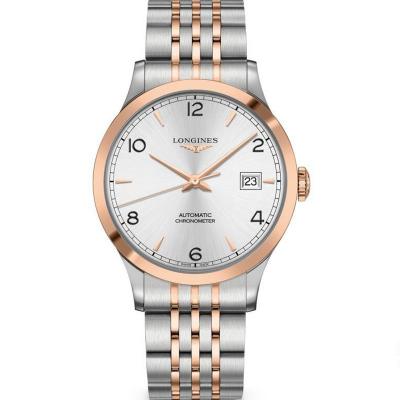AF Longines Pioneer Series L2.821.5.76.7 Men's Mechanical Watch New Style Rose Gold Steel Band - Click Image to Close