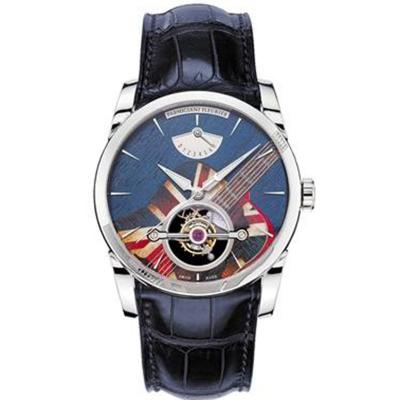 JB Parmigiani Fleurier TONDA series PFS251 top tourbillon watch with real tourbillon manual winding mechanical movement men's watch - Click Image to Close