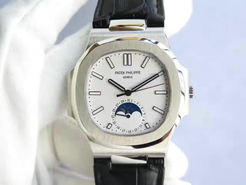 New Patek Philippe Nautilus Complication Series White Face - Click Image to Close