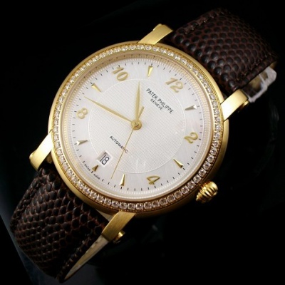 Swiss Patek Philippe belt watch original automatic mechanical belt men's watch 18K gold watch Swiss movement - Click Image to Close