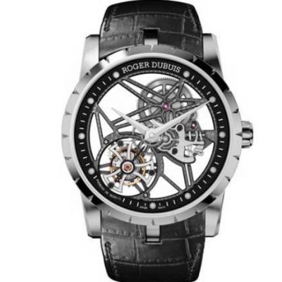 JB Factory Roger Dubuis King Series RDDBEX0393 Men's Hollow Tourbillon Watch Top Level - Click Image to Close
