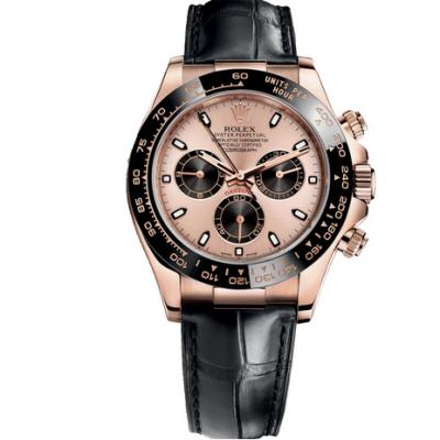 N Factory Rolex Daytona V8 Ultimate Edition 116515LN Champagne Face Men's Mechanical Watch Upgrade v8 - Click Image to Close