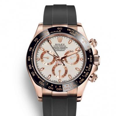 Rolex Daytona V8 Ultimate Edition M116515ln-0014 Rose Gold Opalescent Men's Mechanical Watch Upgraded Version N Factory - Click Image to Close