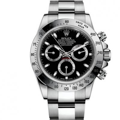 Rolex v6s 116520-78590 black disc cosmograph Daytona mechanical men's watch. - Click Image to Close