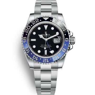 The Rolex Greenwich series 116710BLNR-78200 gmt function blue black produced by the n factory Cola ring men's mechanical watch. - Click Image to Close
