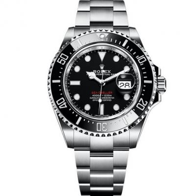 N Rolex V9 Sea-Dweller 126600-0001 (Single Red New Little Ghost King) Stainless Steel Strap Original 3235 Mechanical Automatic Movement Men’s Wrist - Click Image to Close