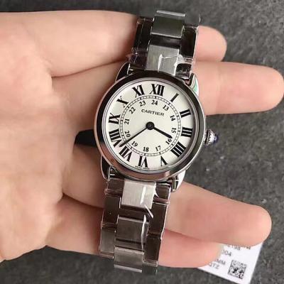 [Taiwan factory] Cartier London Women's TW Taiwan factory new masterpiece Cartier London SOLO series W6701004 ladies watch - Click Image to Close
