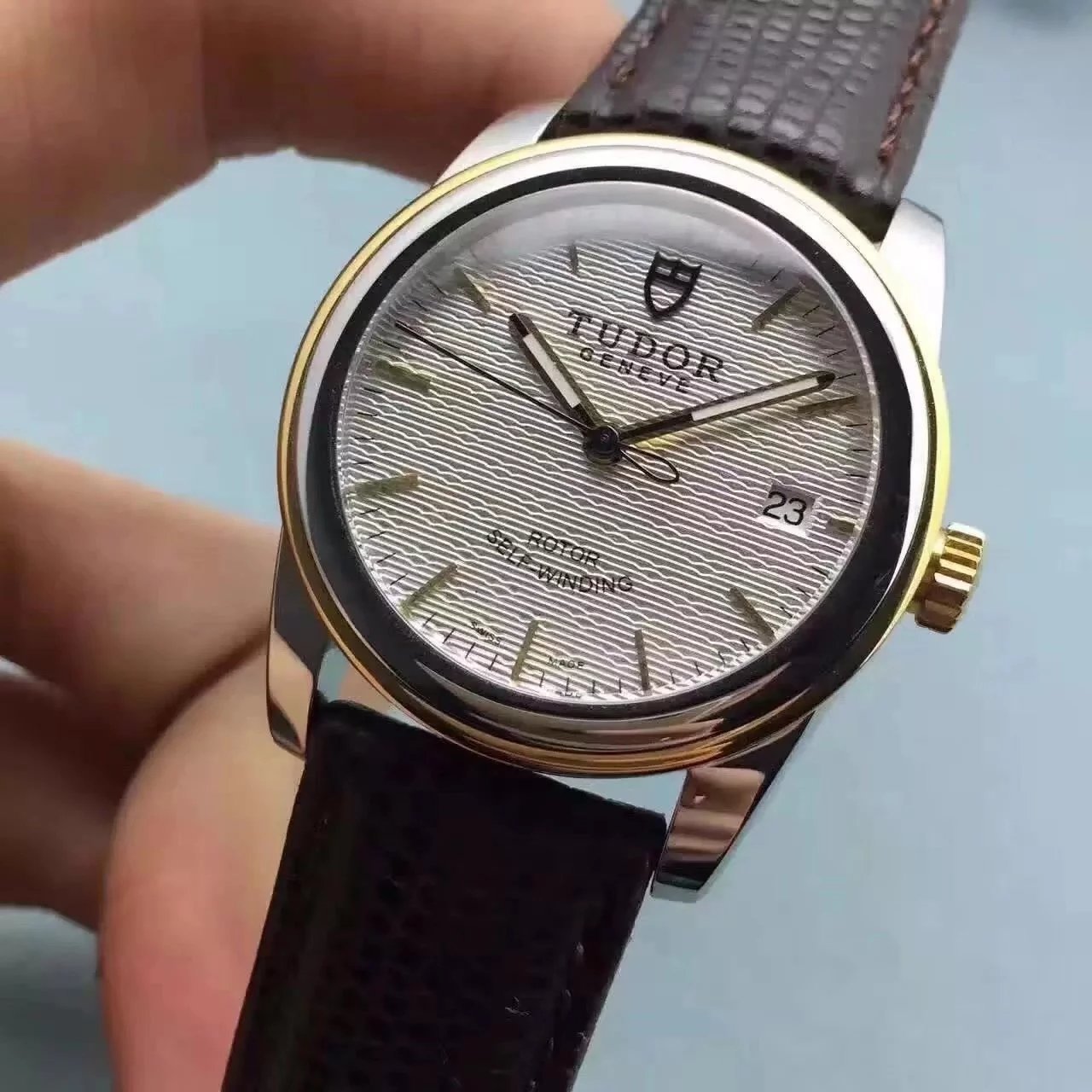 Boutique-Tudor Tudor Junjue series patterned men's mechanical watch - Click Image to Close