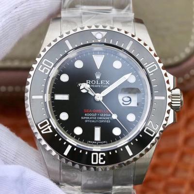 N Factory Rolex v9 Sea-Dweller 126600 (New Little Ghost King) original 3235 mechanical automatic movement 904L stainless steel - Click Image to Close