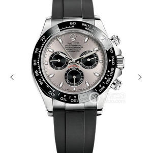 Gli uomini della serie Rolex Daytona di fabbrica AR La versione più alta del cronografo meccanico con quadrante grigio modello 904L.