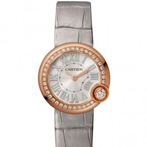 Cartier BALLON BLANC DE CARTIER serie orologio diamante diamante signore guarda WJBL0008