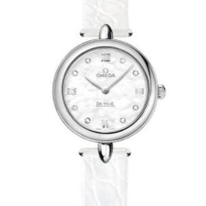 GS elegante lavoro Omega Butterfly serie 424.13.27.60.55.001 orologio (Dewdrop) orologio da donna