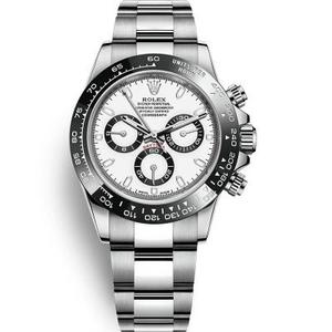 Il Rolex Cosmograph Daytona Series 116500LN-78590 White Disk Watch riprodotto da AR Factory