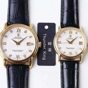 L'ultima coppia di Rolex guarda l'oro coppia di orologi meccanici maschili e femminili (prezzo unitario)