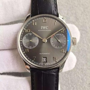 zf factory v4 rievocato IWC portoghese sette grigio orologio viso perfettamente senza soluzione di continuità