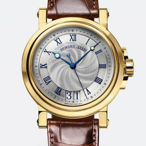 ブレゲマリン5817時計18k金男子自動機械ベルト腕時計