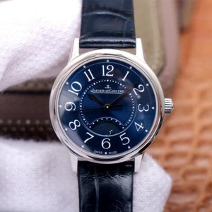 MG工場イェーガー-ルクルトデートシリーズの時計、女性自動機械時計(青いプレート)