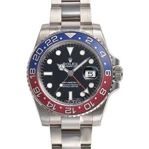 N工場創意工夫の傑作ロレックスグリニッジ116719-BLRO機械メンズ腕時計(青面)