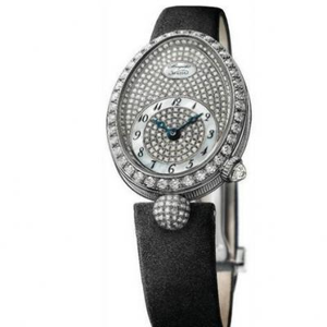 TW Breguet Queen of Naples! Stainless steel case inlaid with diamonds, fully automatic mechanical movement female watch