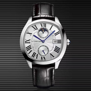 Nieuw Cartier Sun Moon Star Square mechanisch herenhorloge, wit in meerdere stijlen Nieuw Cartier Sun Moon Star Square mechanisch herenhorloge, wit in meerdere stijlen
